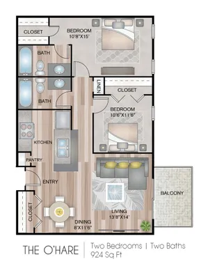 2 Bedroom Apartment