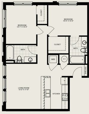colony village b9 floor plan