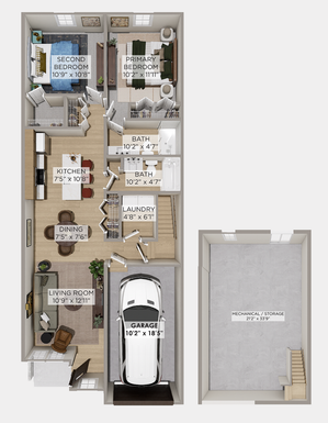 Crest II 2 Bed 2 Bath Ranch