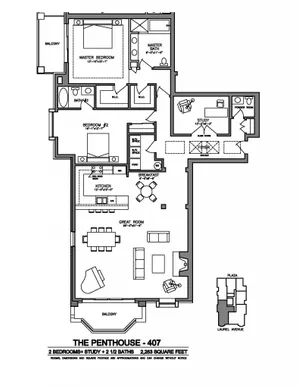 Laurel Apartments - The Penthouse B