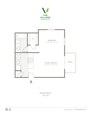 Studio - 441sqft