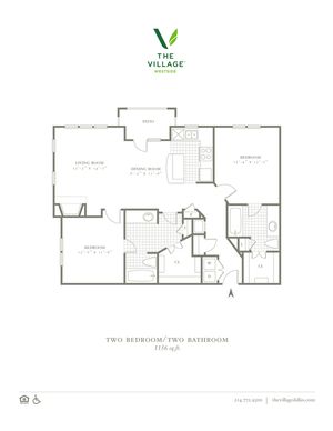 One Bedroom/One Bath - 1125/1156/1157/1228sf