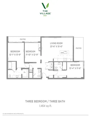 3BR_A 1464sqft