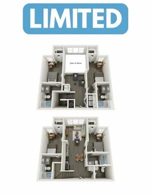 TH-D4 | 4 bed 5 bath | from 1621 square feet