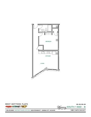 West Bottoms Flats Wyoming One Bedroom
