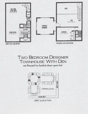 Designer Townhouse w/ Den