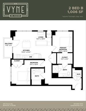 Final - Vyne On Haven - Floor Plans - 2 BED B - TYPE B