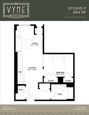 Final - Vyne On Haven - Floor Plans - STUDIO F - TYPE B