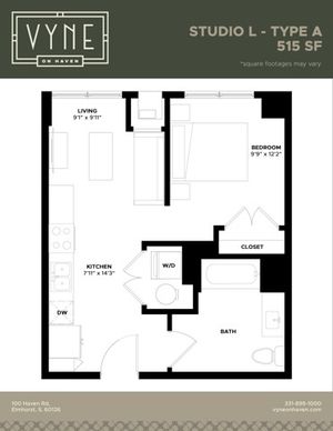 Final - Vyne On Haven - Floor Plans - STUDIO L - TYPE A