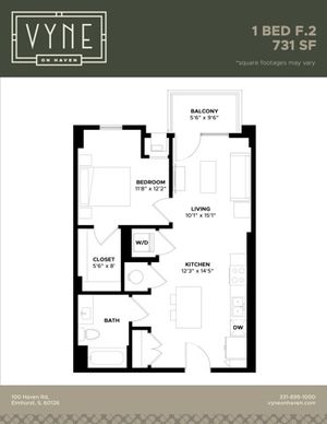 Final- Vyne On Haven - Floor Plans - 1 BED F.2 -TYPE B