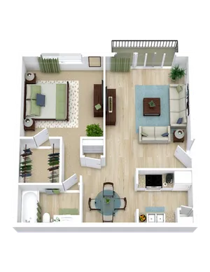 One Bed One Bath