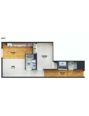 MarketStreetFlats 1BD 1Bath 830sqft