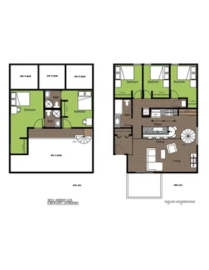 306 Armory 5 Bed Floorplan B