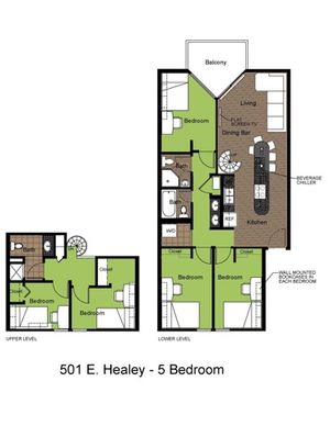 501 Healey 5 Bed Standard Floorplan