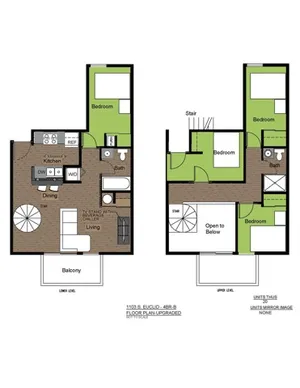 1103 Euclid 4 Bed Floorplan B