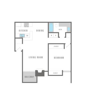 One bedroom