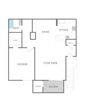 1 Bedroom 1 Bath