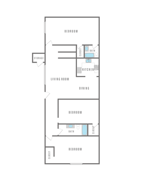 3 Bed 3 Bath