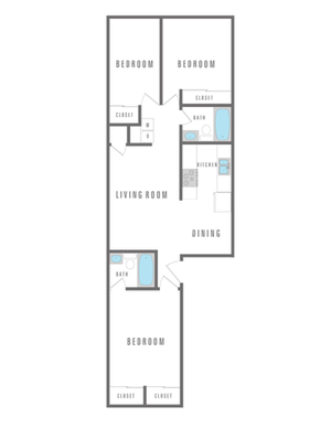 3 Bedroom 2 Bath