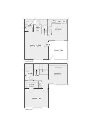 Two Bedroom Townhome