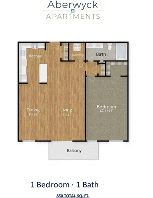 One Bedroom One Bathroom