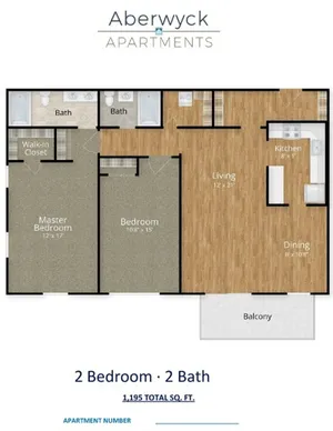 Two Bedroom Two Bathroom