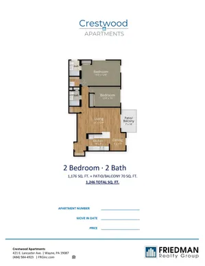 Two Bedroom Two Bathroom