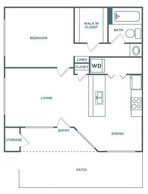 1x1 681 | 1 bed 1 bath | from 681 square feet