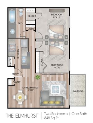 2 Bedroom Apartment