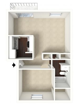 Cherry: One Bedroom, One Bath