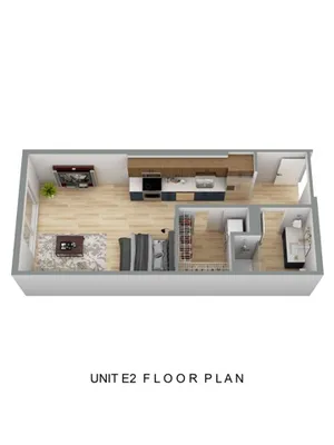 E2 Typpe A Floor Plan | Studio