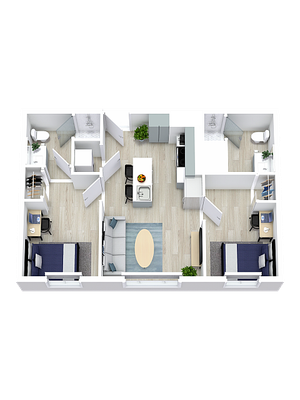 All units are fully furnished and include a full-size washer & dryer. Rental rate includes: High Speed Internet, Water, Sewer & Trash