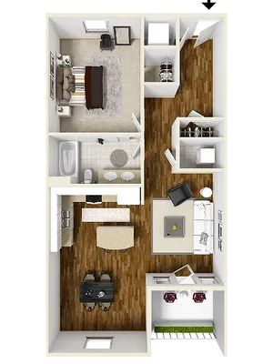 The Cabana Floorplan