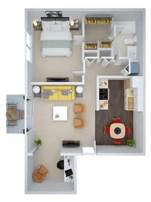 1 Bedroom with Den