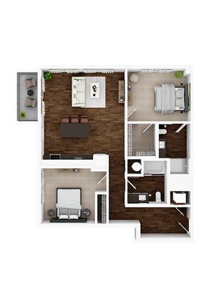 Brand-new two-bedroom Apt in Kansas City, MO