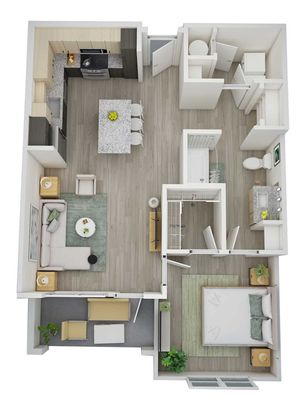1Bed-1Bath Apartment