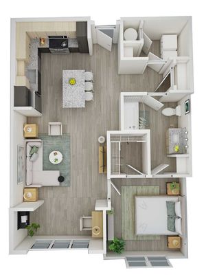 1 Bedroom 1 Bathroom
