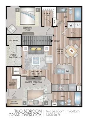 Two Bedroom Grand With Garage