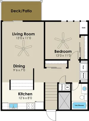 1BR - 116 McDonald