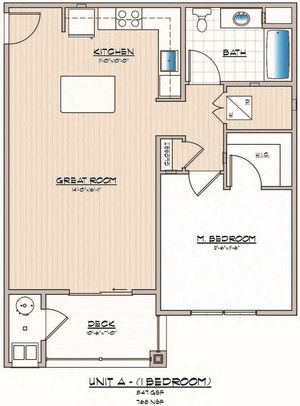 Cambria Phase 1, 1 Bedroom 1 Bath