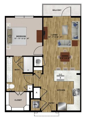 MLK Highline Modernist | A5 Floor Plan