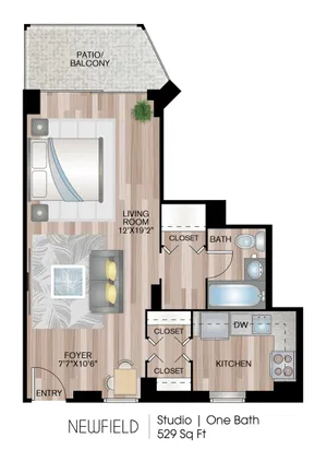 Studio Floor Plan