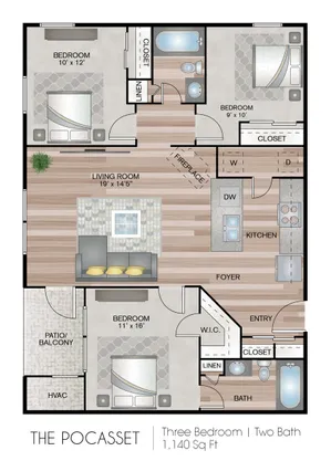 3 Bedroom Apartment