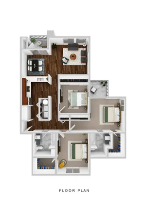 The Finch_Three Bedroom Floorplan
