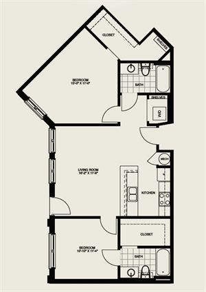 Colony Village B16 Floor Plan