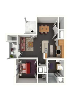 3D Furnished View