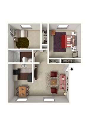 2x1 - 800 SqFt.