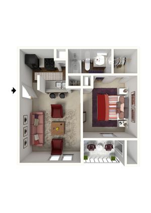 A1 - 1x1 - 500 SqFt.