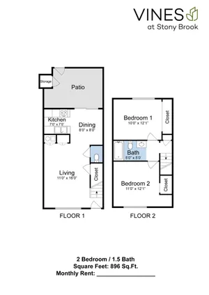 Two Bedroom Townhouse