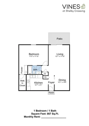 1Bed 1 Bath